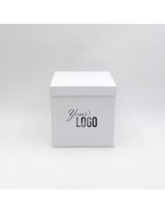 Boîte cloche personnalisée Flowerbox 18x18x18 CM | FLOWERBOX |IMPRESSION À CHAUD