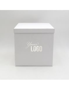 Boîte cloche personnalisée Flowerbox 25x25x25 CM | FLOWERBOX |STAMPA A CALDO