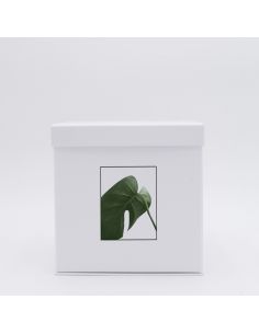 Boîte cloche personnalisée Flowerbox 25x25x25 CM | FLOWERBOX |DIGITALE BEDRUKKING OP GEDEFINIEERDE ZONE