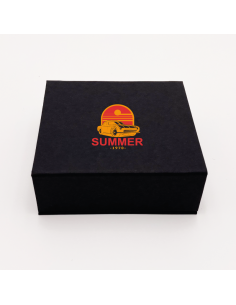 Boîte aimantée personnalisée Sweetbox 10x9x3,5 CM | SWEET BOX | IMPRESSION EN SÉRIGRAPHIE SUR UNE FACE EN DEUX COULEURS