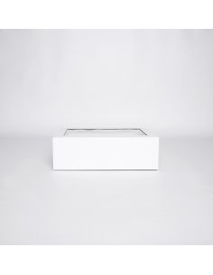 Boîte aimantée personnalisée Clearbox 33x22x10 CM | CLEARBOX | IMPRESSION EN SÉRIGRAPHIE SUR UNE FACE EN DEUX COULEURS