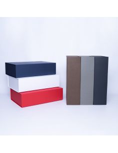Boîte aimantée personnalisée Wonderbox 44x30x12 CM | WONDERBOX (ARCO) | IMPRESSION EN SÉRIGRAPHIE SUR UNE FACE EN DEUX COULEURS