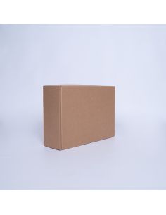 Postpack laminée personnalisable 34x24x10,5 CM | POSTPACK PLASTIFIÉ | IMPRESSION EN SÉRIGRAPHIE SUR UNE FACE EN UNE COULEUR