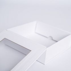 Boîte aimantée personnalisée Clearbox 15x15x5 CM | CLEARBOX | IMPRESSION EN SÉRIGRAPHIE SUR UNE FACE EN UNE COULEUR