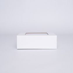 Boîte aimantée personnalisée Clearbox 15x15x5 CM | CLEARBOX | IMPRESSION EN SÉRIGRAPHIE SUR UNE FACE EN UNE COULEUR