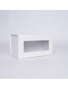 Boîte aimantée personnalisée Clearbox 22x10x11 CM | CLEARBOX | IMPRESSION À CHAUD
